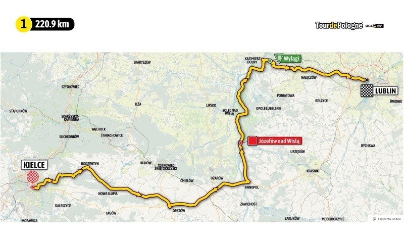 Pierwszy etap 79. Tour de Pologne rozpocznie się w Kielcach! Czesław Lang przedstawił trasę przyszłorocznego wyścigu