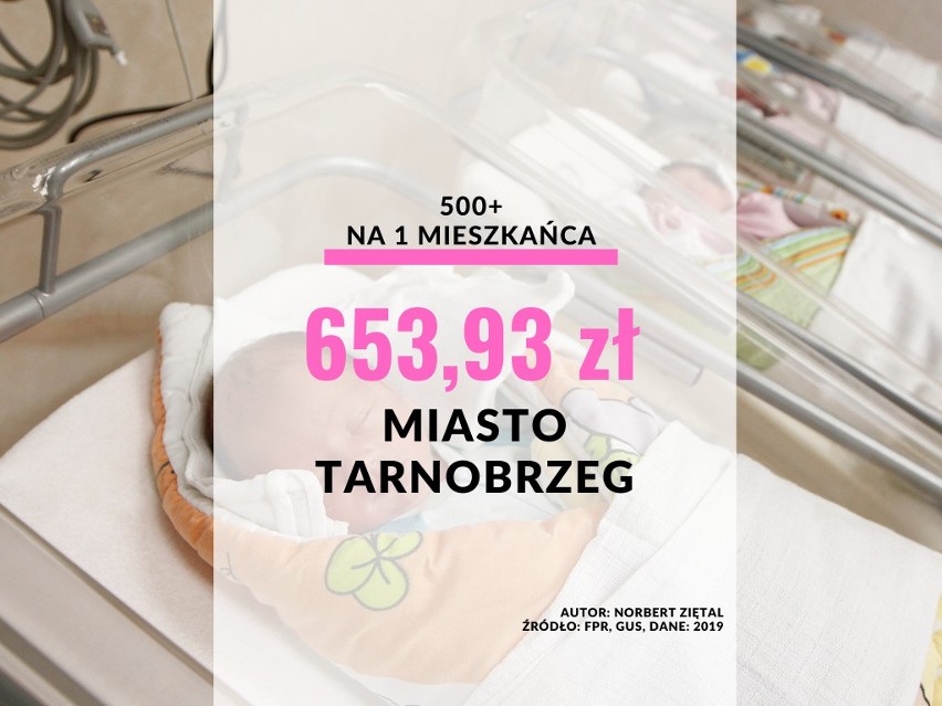 25. miejsce: miasto Tarnobrzeg - 653,93 zł