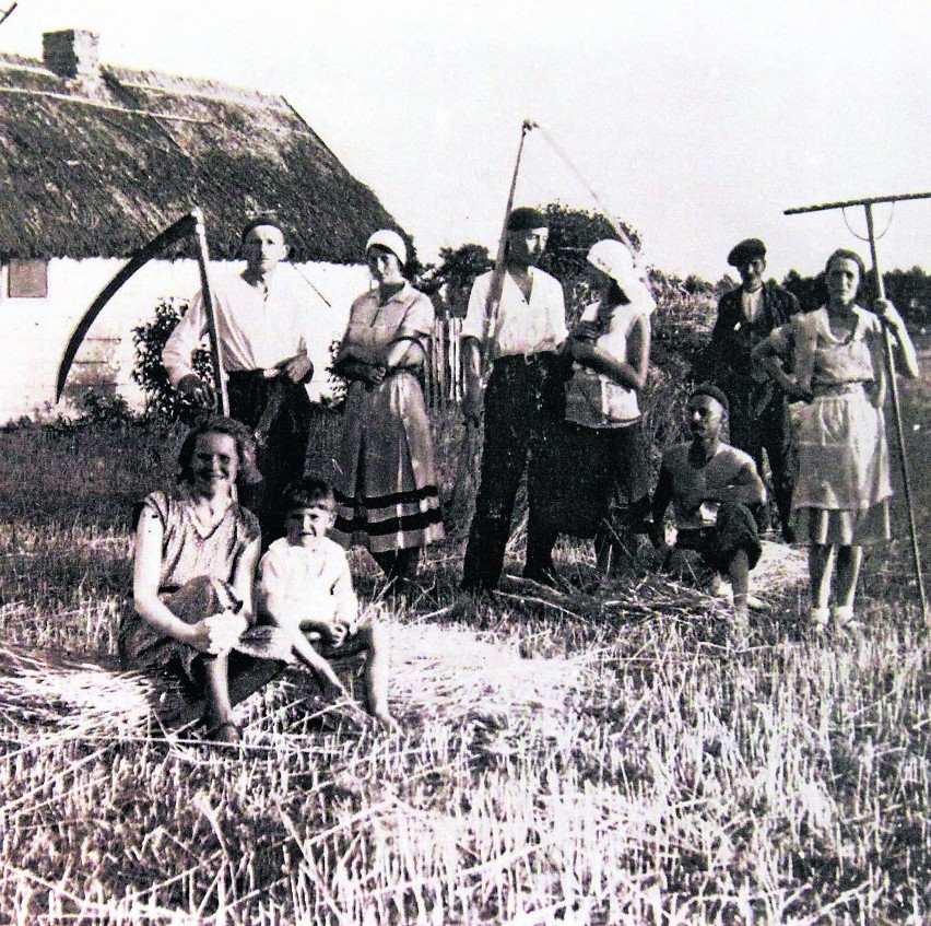 Jedna z rolniczych rodzin ze wsi Retkinia