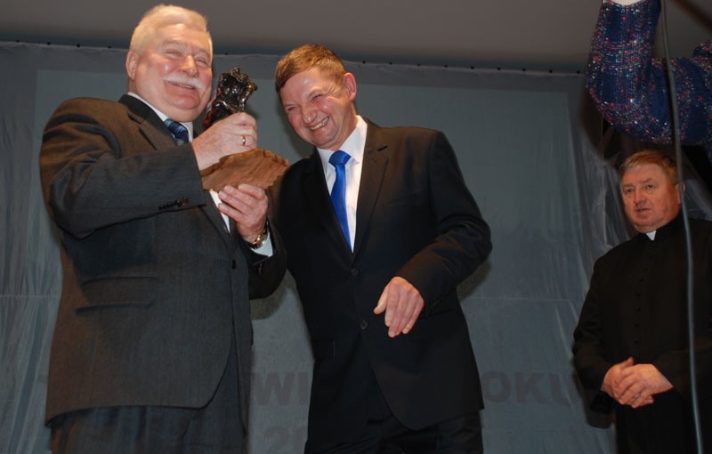 Lech Wałęsa Tłuchowianinem Roku 2012