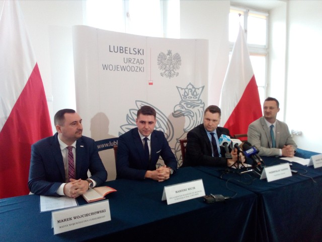 Marek Wojciechowski, Mariusz Wicik, Przemysław Czarnek i Marek Wieczerzak