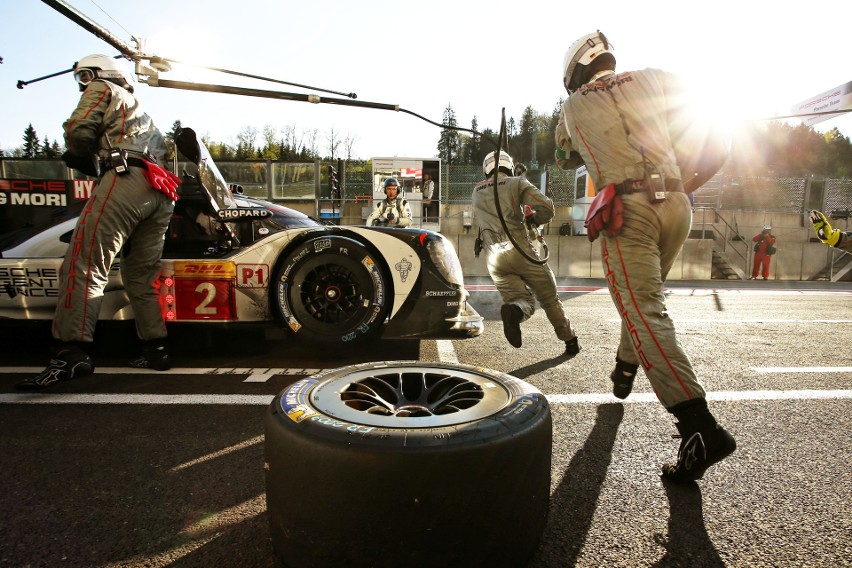 Le Mans. 18 i 19 czerwca br. prototypy Porsche 919 Hybrid po...