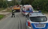 Łomnica-Zdrój. Samochód ciężarowy na drodze gminnej potrącił 14-latkę. Dziewczynka trafiła do szpitala