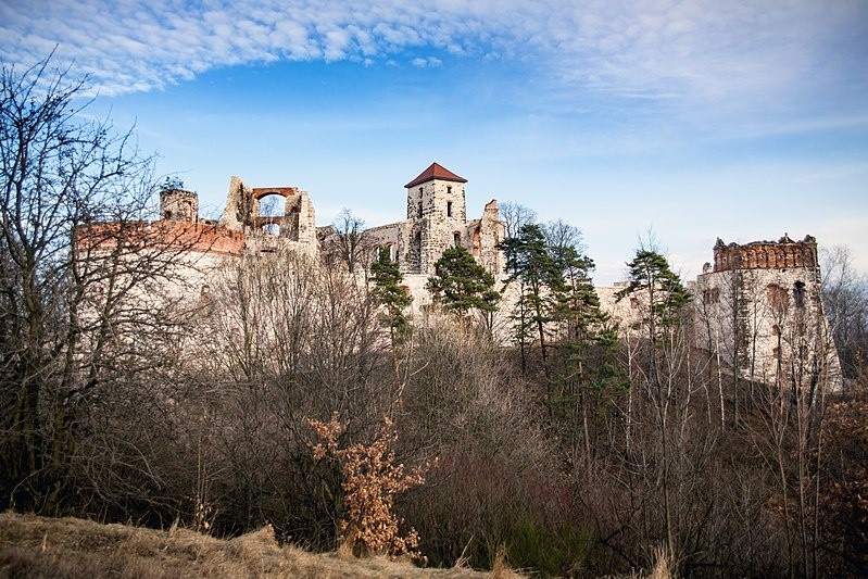 Zamek Tenczyn w Rudnie to prawdopodobnie jeden z niewielu...