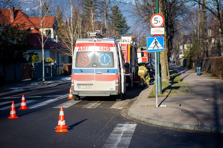 Zakopane. Niebezpieczne skrzyżowanie ulic Tetmajera i Grunwaldzkiej. Znów wypadek