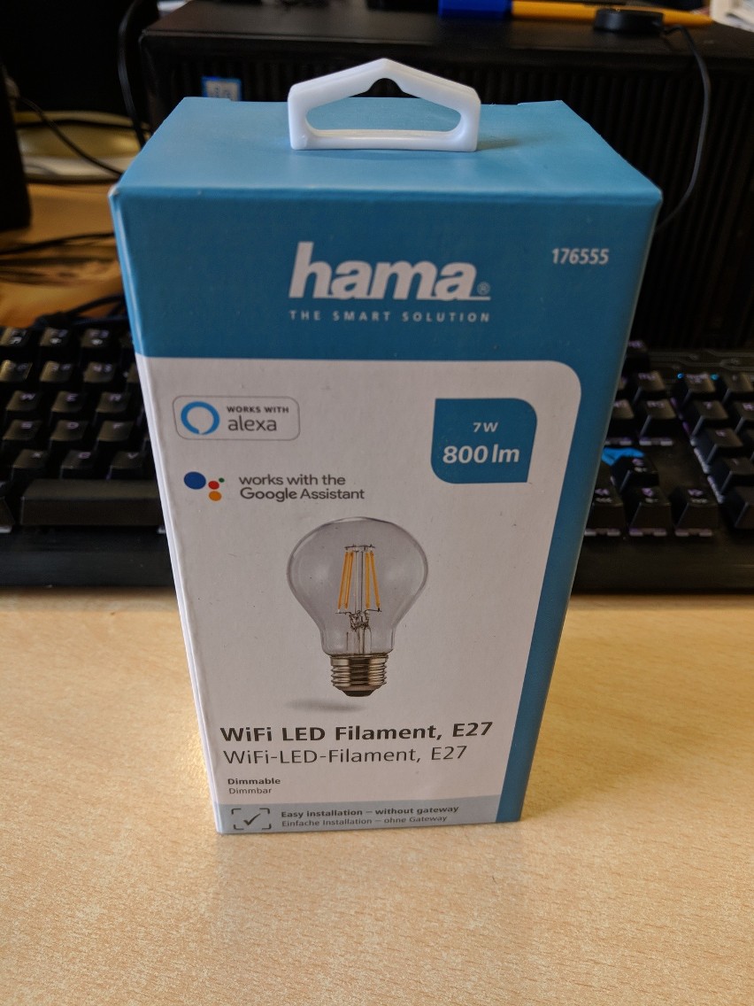 Żarówka wifi Hama LED Filament - nasz-test [film] - Laboratorium odc. 41