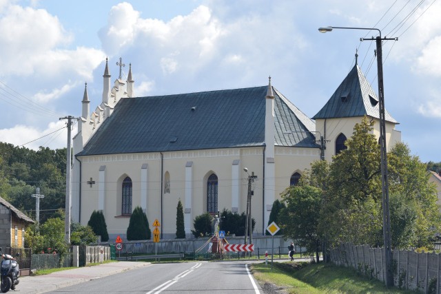 Odnowiony zabytkowy kościół w Borkowicach po trzech latach prac.