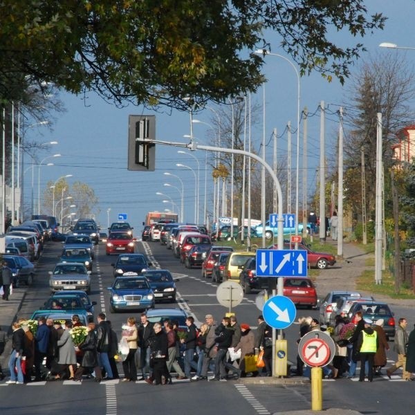 Bialystok, skrzyzowanie ul. Wasilkowskiej i Raginisa