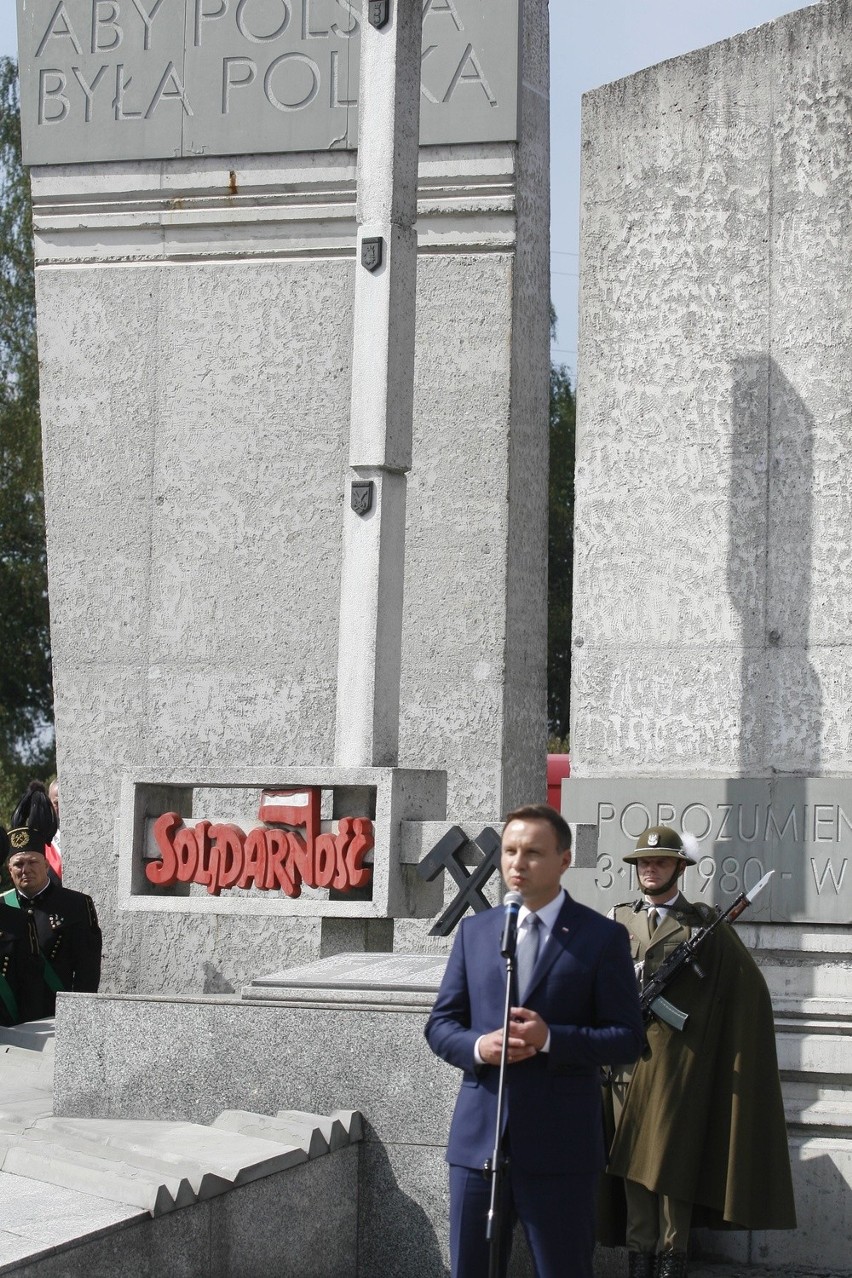 Prezydent Andrzej Duda w Jastrzębiu na uroczystościach...