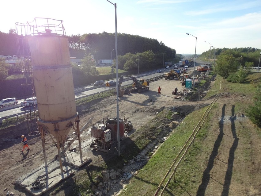 Remont autostrady A4 w Rudzie Śląskiej