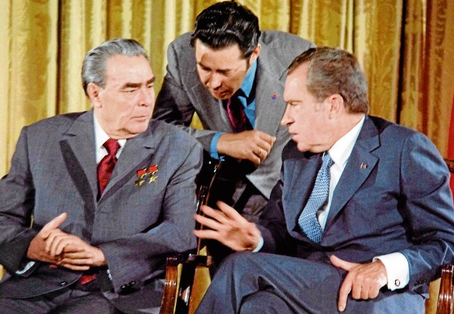 Leonid Breżniew i Richard Nixon w Helsinkach