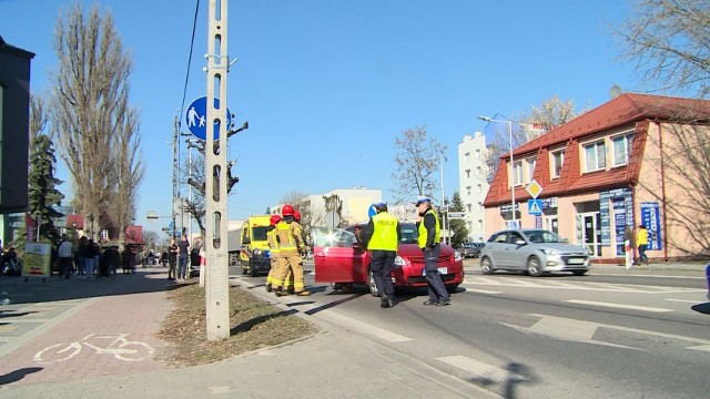 Na miejscu wypadku w Kozienicach