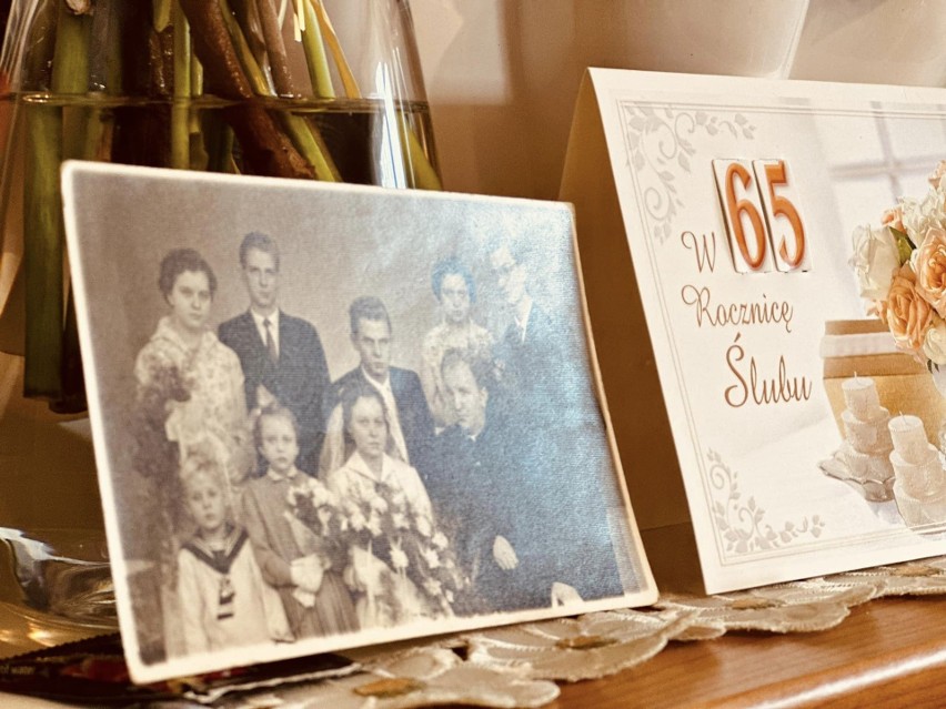 Państwo Stefania i Jan obchodzili 65. rocznicę ślubu