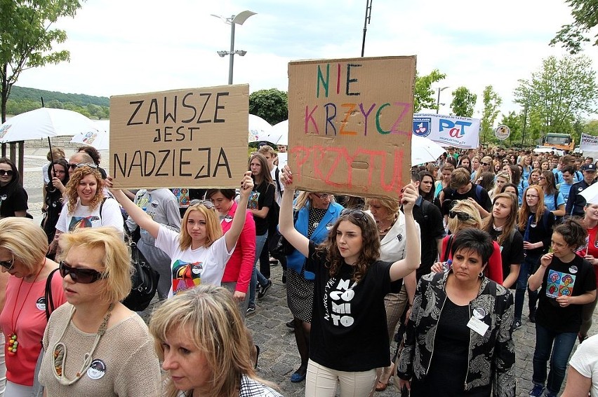 Włocławek. Przemarsz wolnych od nałogu