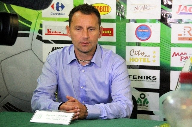 Tomasz Asensky, trener Olimpii Grudziądz