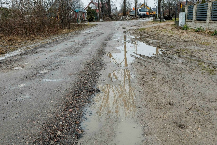 Tak w środę 21 lutego wyglądała ulica Wołkowa na Bagnówce
