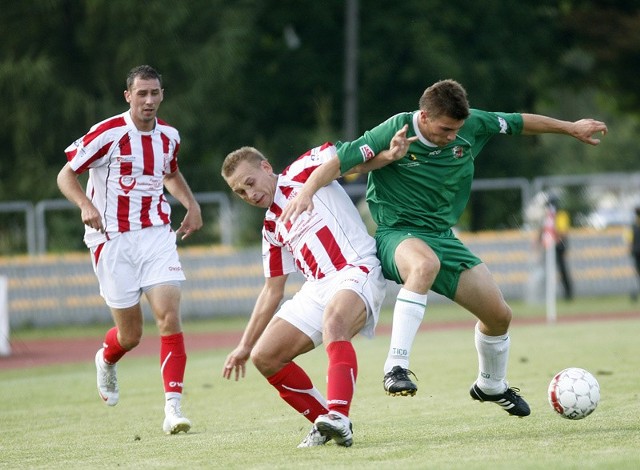 Sebastian Hajduk był w Stróżach blisko zdobycia swojej jedenastej bramki dla Resovii. 