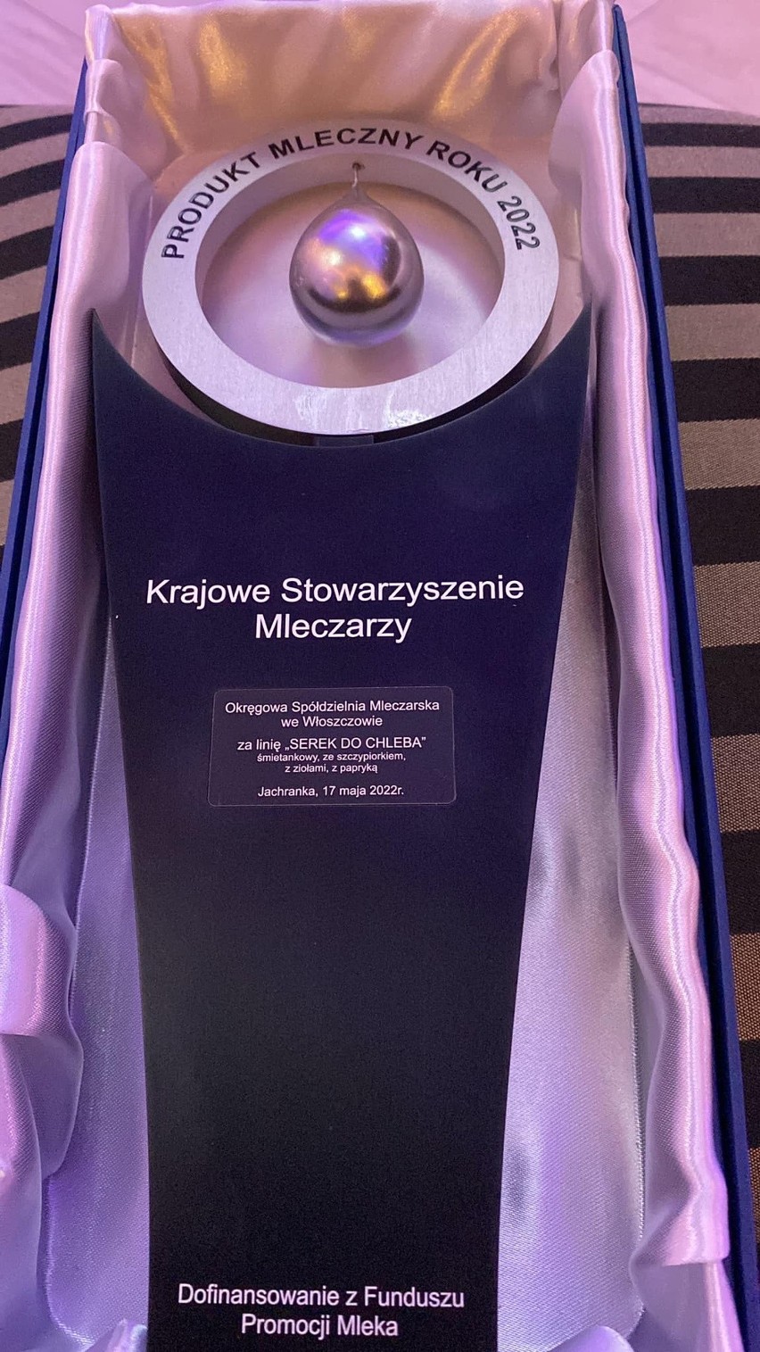 Okręgowa Spółdzielnia Mleczarska Włoszczowa z prestiżowymi nagrodami za produkty i inwestycje. Doceniła też najlepszych dostawców  