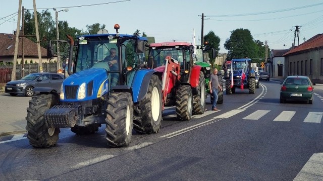 Protest rolników w Srocku pod Piotrkowem. 24 i 25 sierpnia kolejne strajki w całej Polsce, także w Kujawsko-Pomorskiem