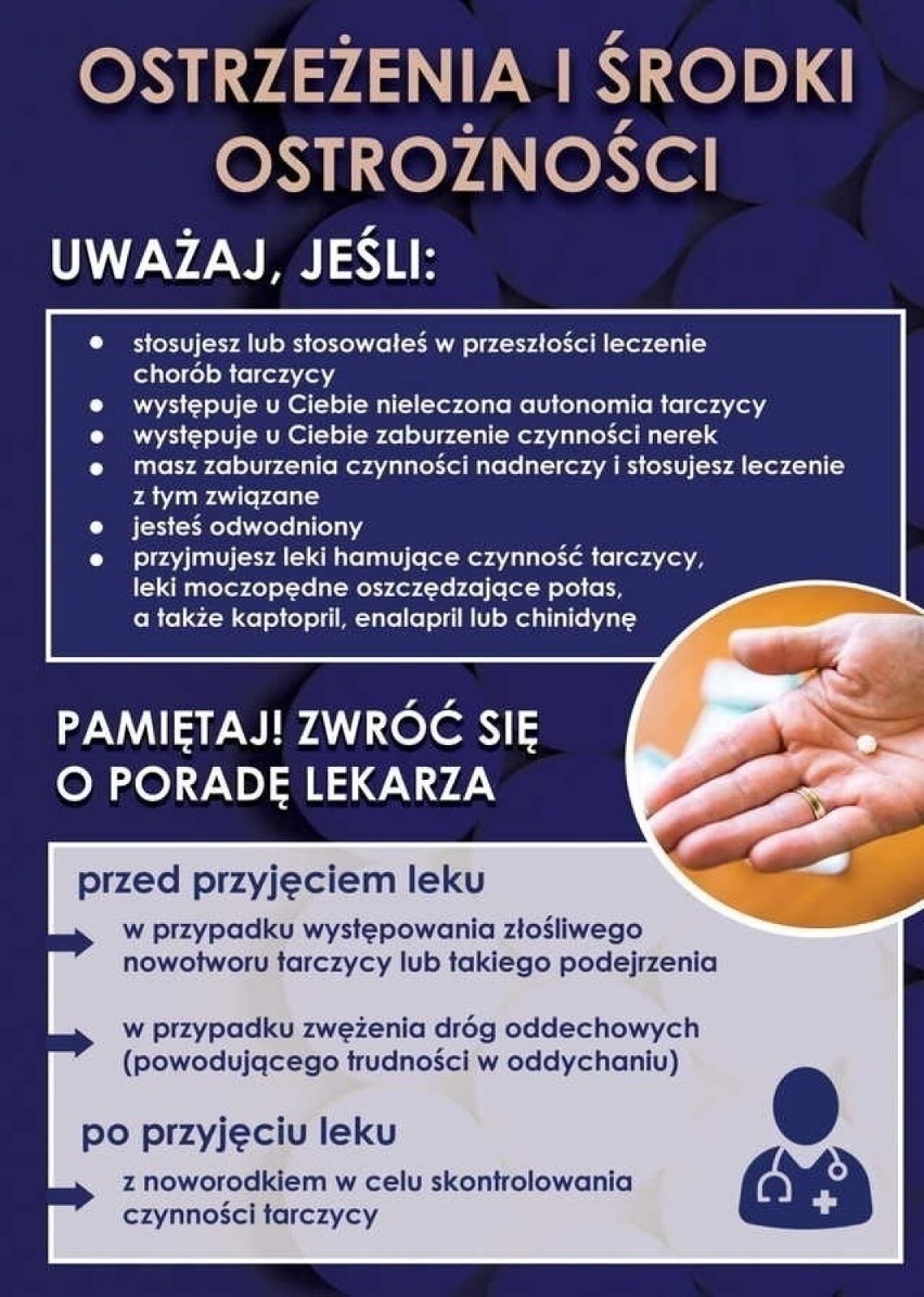 Gdzie jodek potasu będzie wydawany w powiecie pińczowskim? Zobacz listę miejsc w poszczególnych gminach