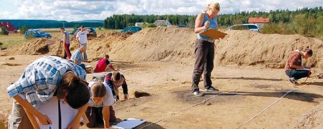 Badania archeologiczne pod Lęborkiem.