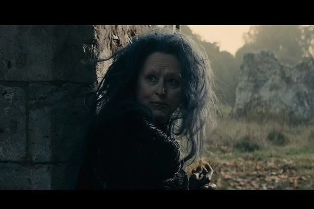 Meryl Streep jako Czarownica w "Tajemnicach lasu" (fot. screen z YouTube.com)