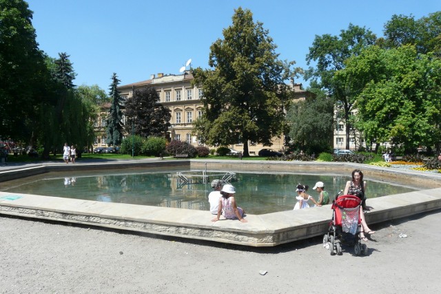 Nie działa fontanna na placu Litewskim