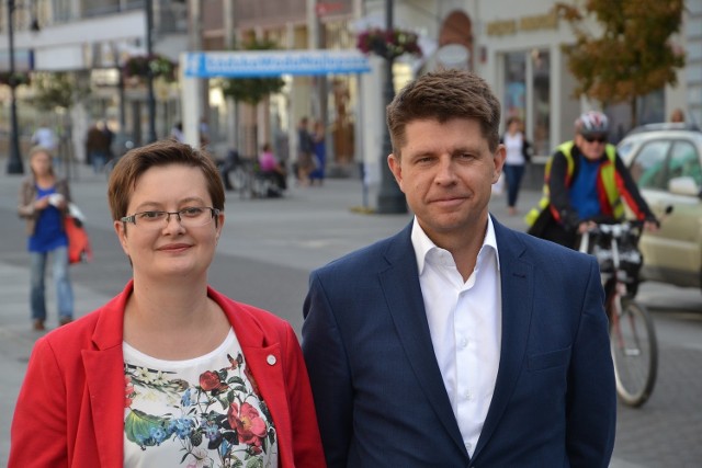 Ryszard Petru zaprezentował w Łodzi Katarzynę Lubnauer, która otworzy łódzką listę do Sejmu stowarzyszenia NowoczesnaPL