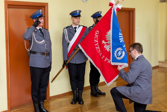 Mł. insp. Dominik Łączyk został nowym komendantem miejskim policji w Sosnowcu