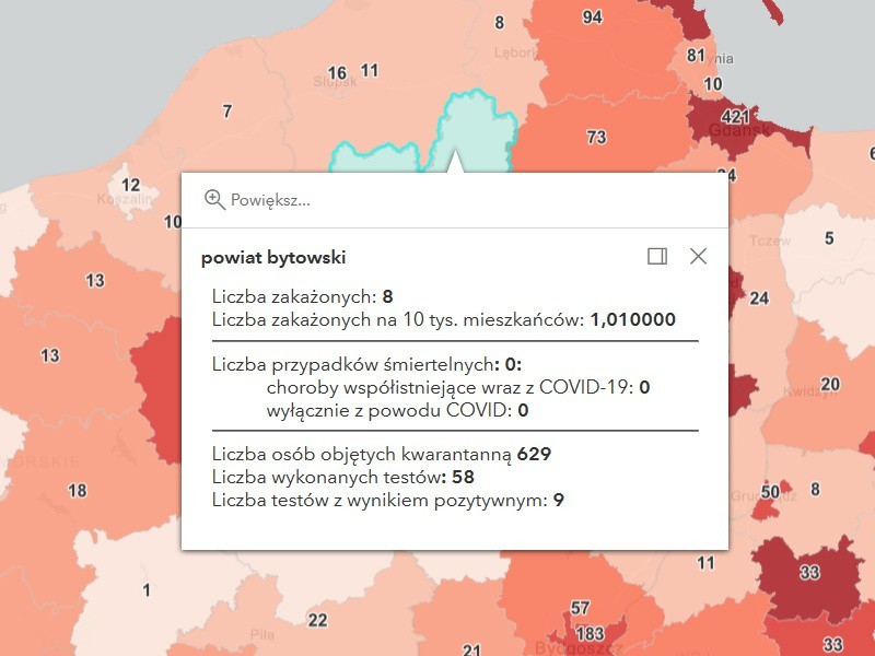 Koronawirus na Pomorzu 23.03.2021. 871 nowych przypadków zachorowania na Covid-19 w regionie. Zmarło aż 27 osób! Dane z każdego powiatu