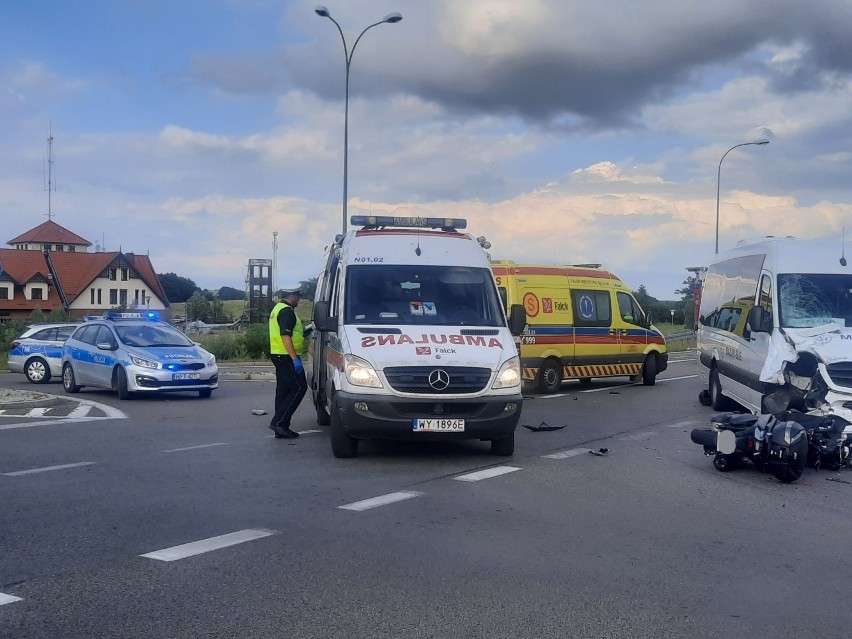 Tragiczny wypadek motocyklisty w Gołdapi