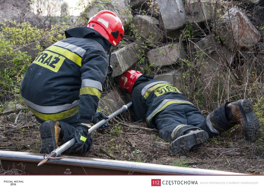 Strażacy uratowali psa, który nie mógł wyjść spod stosu...