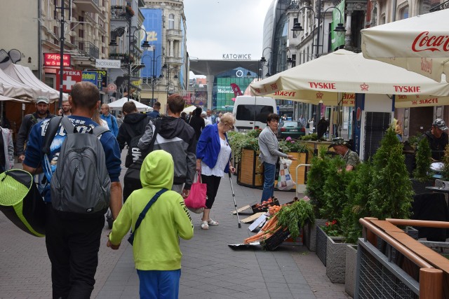 Ulica Stawowa w Katowicach. Tak wyglądała jedna z najważniejszych ulic w centrum Katowic we wtorek, 23 lipca 2019 roku