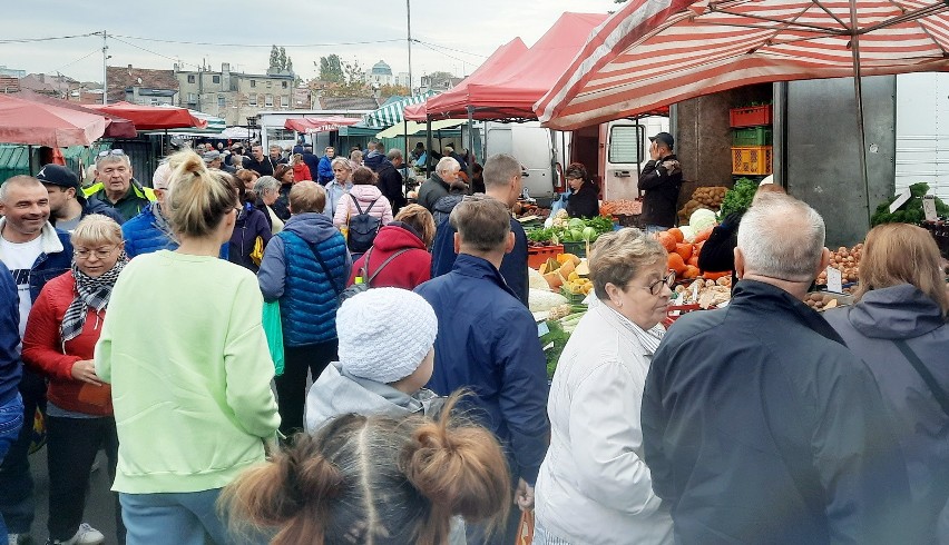 Ryneczek przy ul. Owocowej w Zielonej Górze w jesiennej...