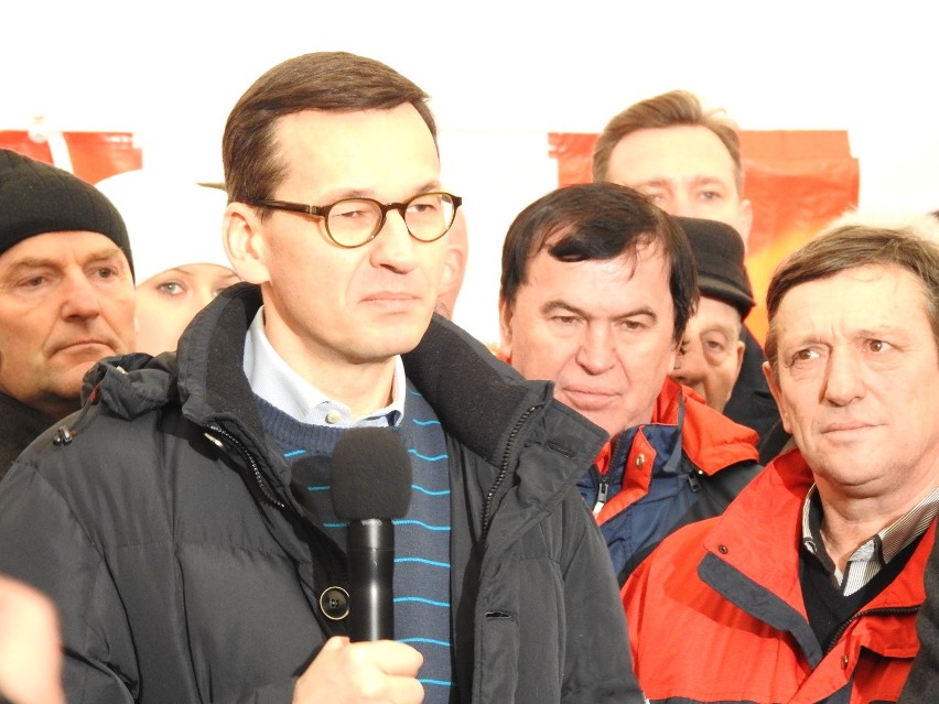 Premier Mateusz Morawiecki z wizytą w Podlaskiem. Odwiedził...