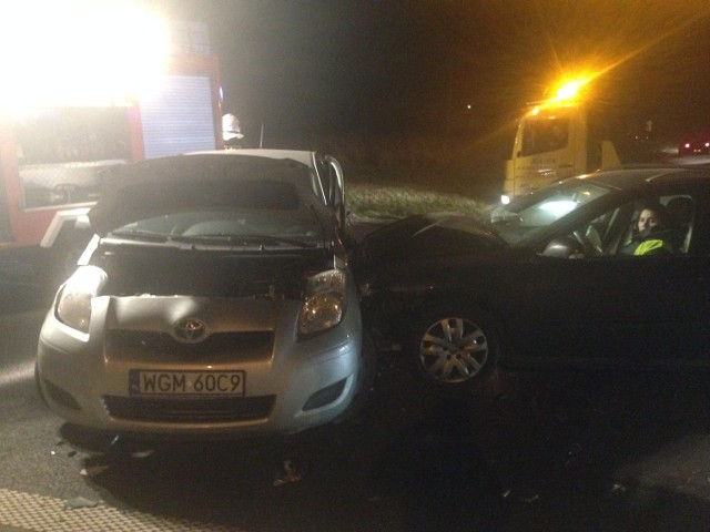 Wypadek na DK1 w Łochyni koło Częstochowy