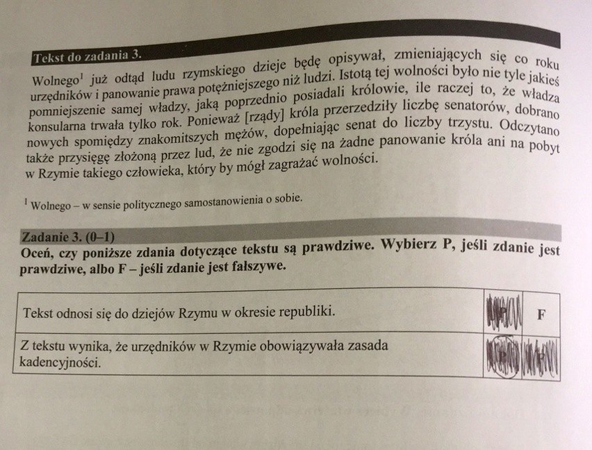 Egzamin gimnazjalny 2016 HISTORIA i WOS: Uchodźcy i Napoleon. PYTANIA, ARKUSZE, ODPOWIEDZI