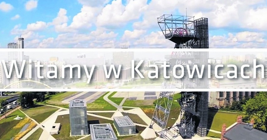 Kadr z najnowszego filmu o Katowicach. Warto obejrzeć całość...