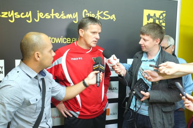 Kazimierz Moskal uznał po meczu w Gdyni, że nic więcej nie wymusi na piłkarzach GKS Katowice