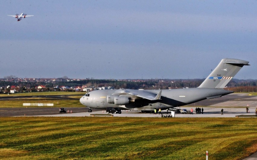 Boeing C-17 Globemaster w Gdańsku