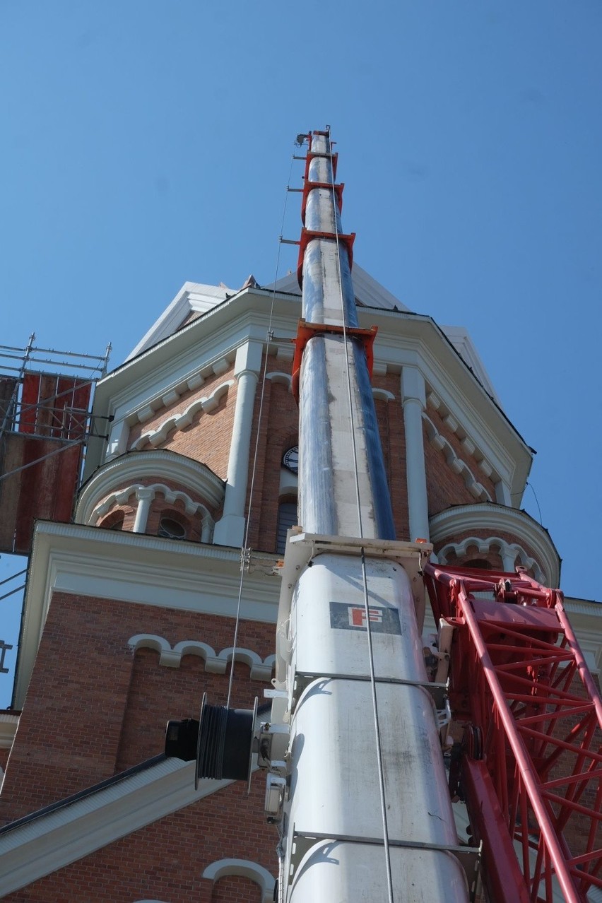 Kościół św. Wojciecha. Odbudowa wieży