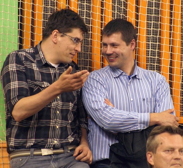 Robert Prygiel (z lewej) w nowym sezonie zagra w Czarnych Radom.