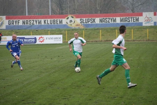 Gryf Słupsk - Błękitni Stargard 0-4 (0-2)