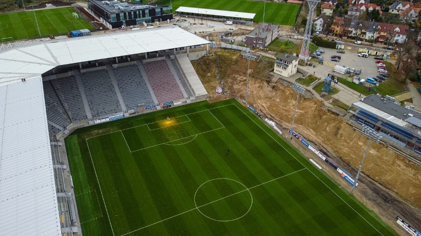 Zdjęcia stadionu Pogoni Szczecin - 19.11.2020