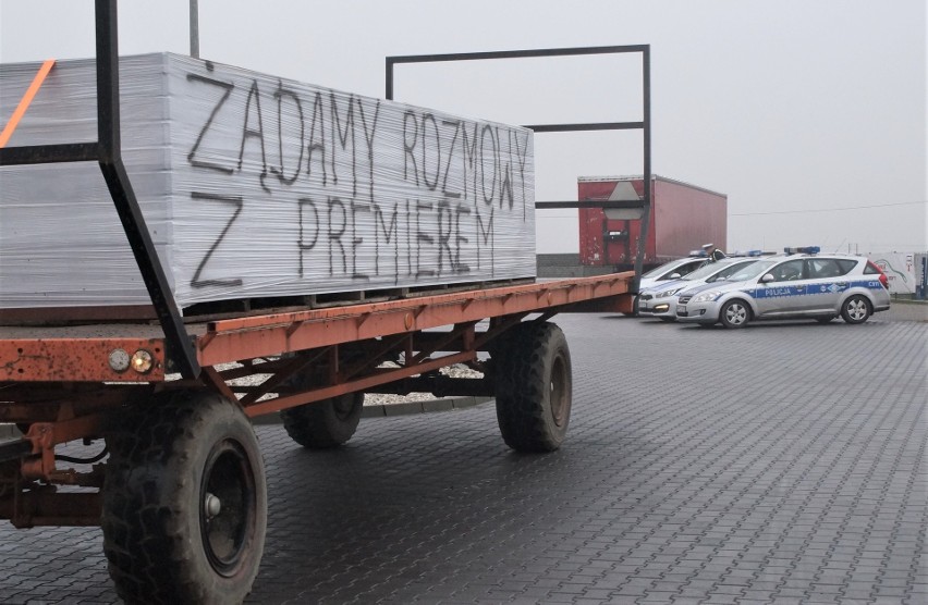 Rolnicy z Powiatu Inowrocławskiego znów blokowali drogi...