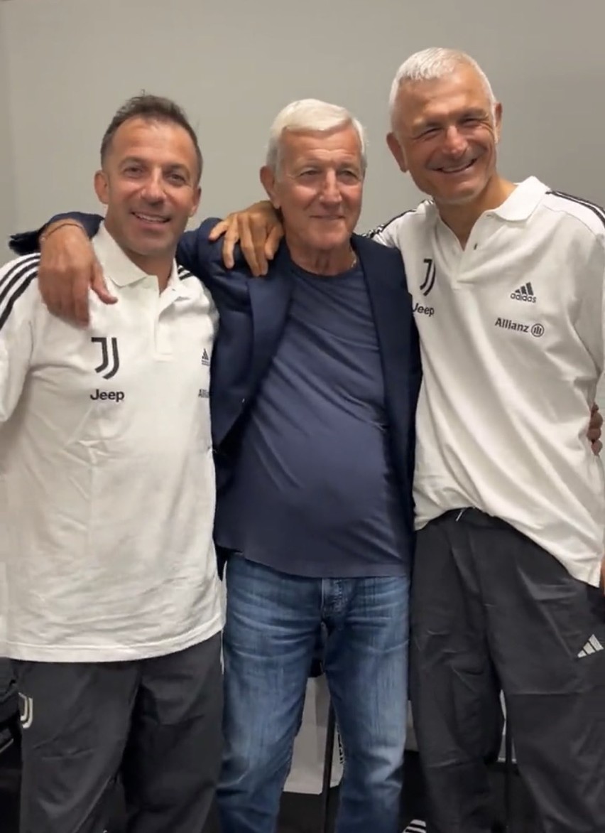 Alessandro Del Piero, Marcelo Lippi i Fabrizio Ravanelli