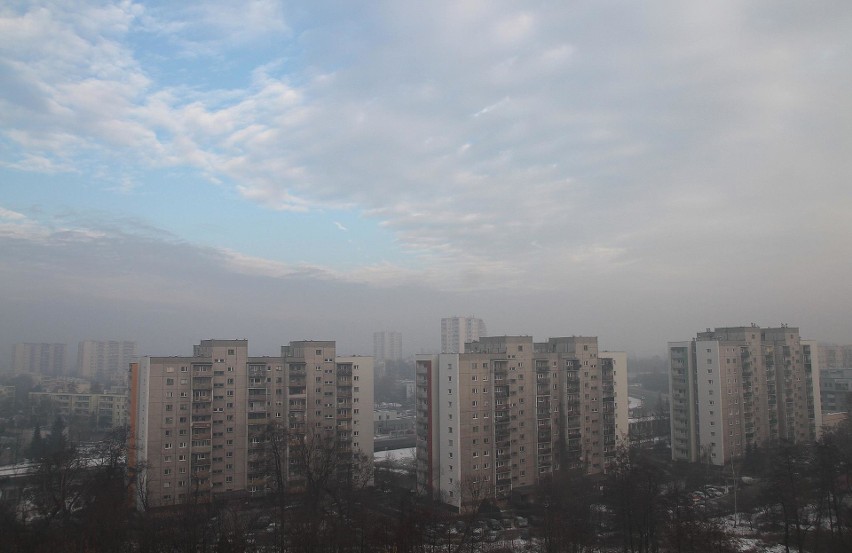 Kraków. Smog nad Prądnikiem Czerwonym [ZDJĘCIA]