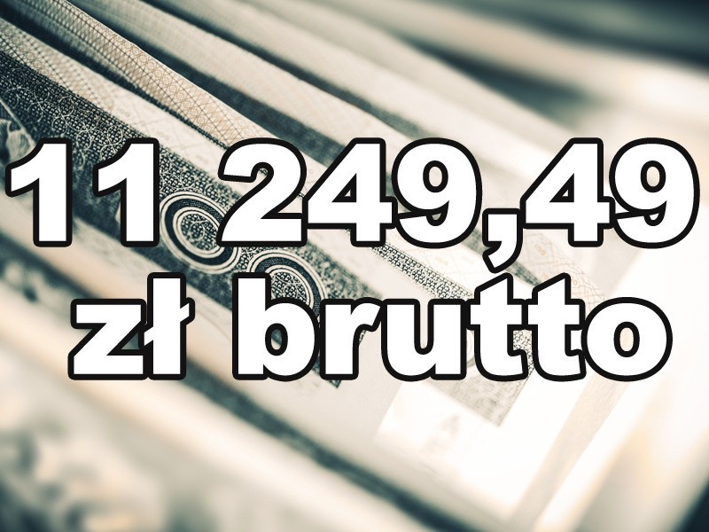 11 249,49 zł brutto – tyle pobiera co miesiąc jeden z...