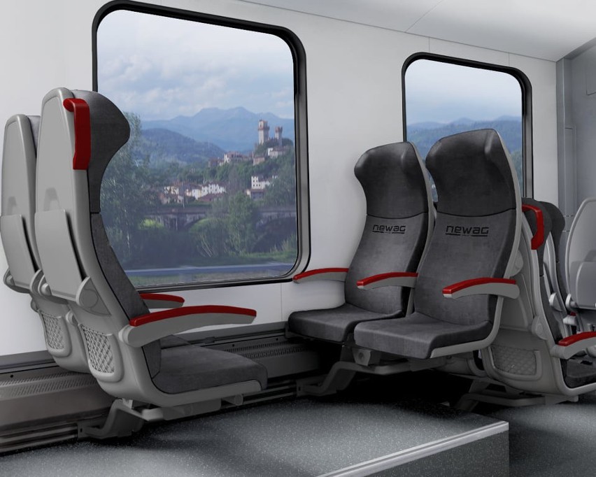 Wizualizacja pociągu panoramicznego przygotowana przez firmę...