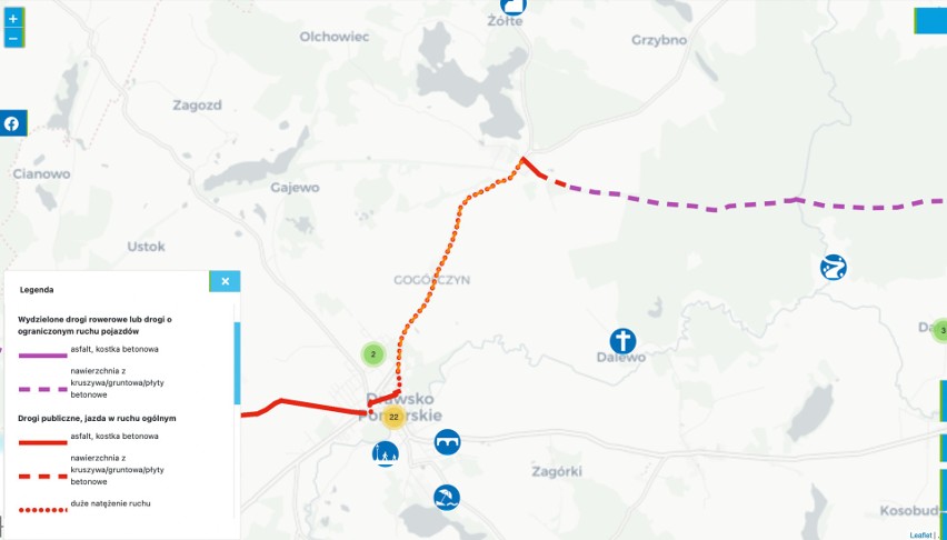 Interaktywna mapa tras rowerowych w woj. zachodniopomorskim. Teraz łatwiej zaplanować podróż